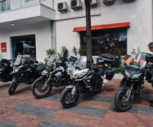 Dàn môtô khủng phượt Tam giác vàng quy tụ tại Long An