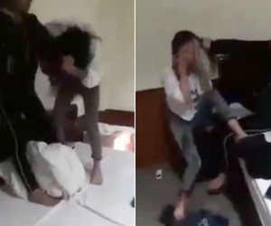 Nhắn tin thách thức vợ của nhân tình, cô gái trẻ bị đánh ghen tơi tả trong nhà nghỉ gây xôn xao