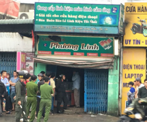 Người phụ nữ chết cháy trong tiệm kinh doanh linh kiện điện thoại lúc rạng sáng