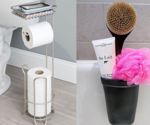 Các mẹo giúp nhà tắm siêu nhỏ vẫn chứa được nhiều đồ