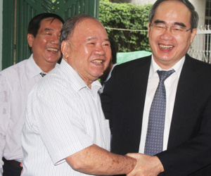 Cuộc gặp giữa ông Nguyễn Thiện Nhân và thầy hiệu trưởng cũ