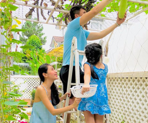 Khu vườn tuyệt đẹp toàn rau xanh trong biệt thự triệu đô của Thủy Tiên - Công Vinh