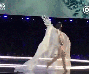Hàng loạt ngôi sao cùng an ủi siêu mẫu Ming Xi sau sự cố ngã sấp mặt tại sàn diễn Victoria's Secret Show 2017