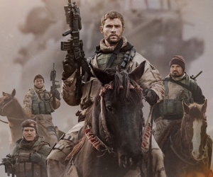 Chris Hemsworth cưỡi ngựa, chống khủng bố trong phim mới