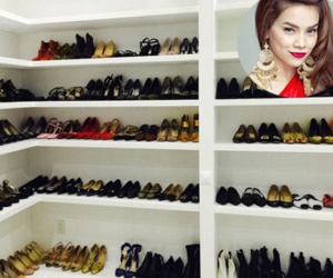 Khám phá tủ giày hàng hiệu của dàn sao Việt