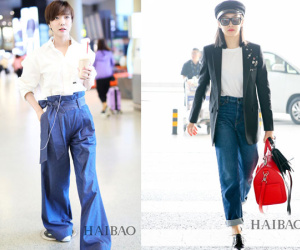 Mix quần jeans ống rộng ngày lạnh như thế nào?