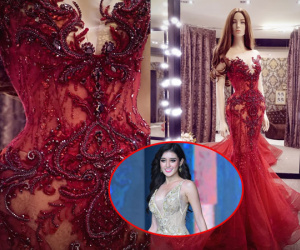 Cận cảnh trang phục dạ hội lộng lẫy mà Huyền My sẽ diện trong đêm Chung kết "Miss Grand International"