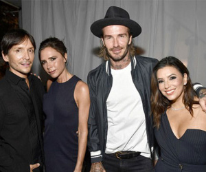 Chụp hình cùng Beckham nhưng Victoria lại ôm eo người đàn ông khác