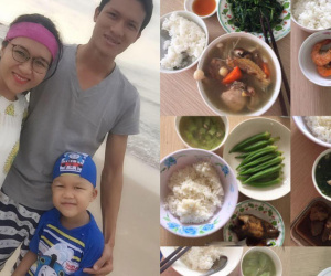 Nể anh chồng khéo ngày nấu cơm ở cữ đủ trăm món, đêm thay bỉm trông con cho vợ ngủ ngon