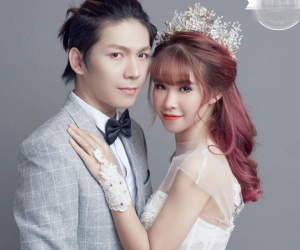 Khởi My mặc váy ôm sát gợi cảm trong bộ ảnh cưới với Kelvin Khánh