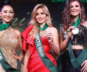 Hoa hậu Trái đất 2017: Hà Thu dẫn đầu bình chọn Gương mặt ăn ảnh