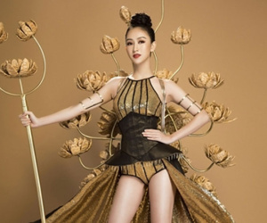 Video: Trang phục dân tộc của Hà Thu ở Miss Earth