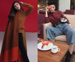 Học cách mix áo len ngày lạnh từ sao Việt