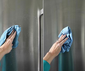 Tủ lạnh sáng bóng 'kin kít' với 6 bước lau chùi chỉ mất 10 phút