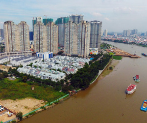 Giá đất bờ sông Sài Gòn cao nhất hơn 700 triệu đồng một m2