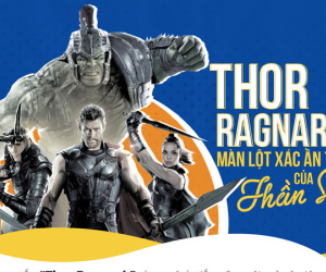 ‘Thor: Ragnarok’: Màn lột xác ấn tượng của Thần Sấm