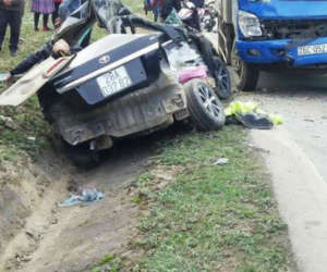 Vụ tai nạn 4 người chết ở Sơn La: Tài xế xe con đã tử vong