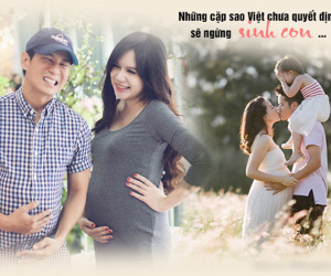 4 cô vợ muốn đẻ hoài không chán của showbiz Việt