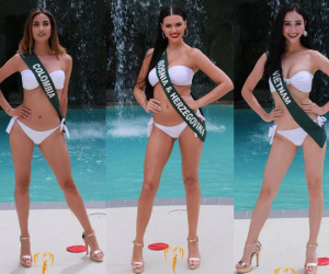 Mãn nhãn với phần trình diễn áo tắm của Hoa hậu Trái đất 2017