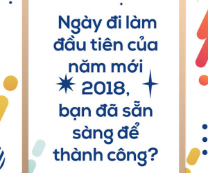 Ngày đi làm đầu tiên của năm mới 2018, bạn đã sẵn sàng để thành công?
