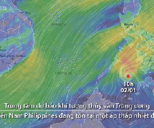 Video: Áp thấp nhiệt đới sắp thành bão đang vào Biển Đông