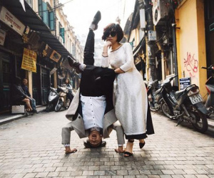 Chàng 'phi công' ngày tỏ tình vẫn gọi chị xưng em và ảnh cưới nhảy khắp Hà Nội cực chất