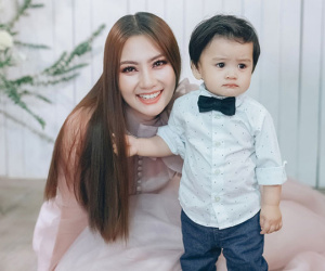 Nữ diễn viên 'Kiều nữ và đại gia' khoe con trai gần 1 tuổi đẹp như con lai