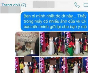 Người nhặt được điện thoại vui vẻ nhắn cho chủ hỏi: 'Cần lấy ảnh trong máy nữa không?'