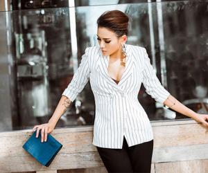 Võ Hoàng Yến 'đổi gió' với phong cách thanh lịch