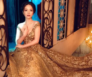 Đã có hai con nhưng Đan Lê vẫn lộng lẫy như công chúa
