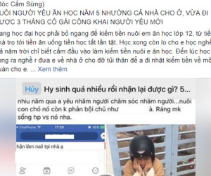 Chàng trai dốc hết tiền 5 năm nuôi bạn gái ăn học, kết quả bị 'cắm sừng' không thương tiếc