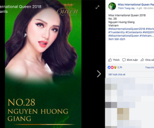 Hoa hậu Chuyển giới Quốc tế vừa khởi động, Hương Giang đã được ủng hộ nồng nhiệt với lượng bình chọn áp đảo