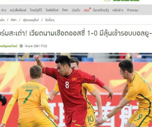 Báo Thái sốc, khen U23 Việt Nam là thể diện của ASEAN