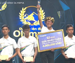 10X Lạng Sơn có nụ cười 'tỏa nắng' chiến thắng cuộc thi tuần Olympia