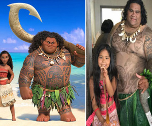 Chàng thu ngân nổi tiếng vì giống hệt Maui trong phim 'Moana'