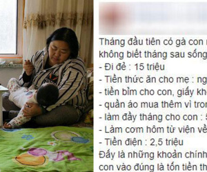Chị em 'phát hoảng' vì tháng đầu nuôi con, mẹ trẻ khoe 'vung tay' hết 33 triệu