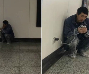 Câu chuyện xúc động về người đàn ông mỗi tối đến ga tàu dùng Wi-Fi