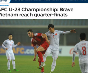 Báo chí châu lục khen Việt Nam 'quả cảm' ở giải U23 châu Á