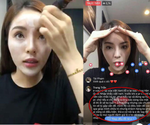 Hoa hậu Kỳ Duyên bị nghi livestream quảng cáo hàng 'rởm', gặp ngay Trang Trần 'bắt bài'