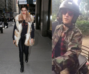 Justin Bieber vui vẻ đi chơi trong khi Selena Gomez cô đơn đối diện với scandal