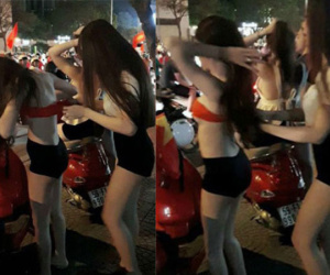 Khỏa thân ăn mừng ĐT U23, những cô gái khiến tất cả phản ứng 'vui thôi đừng vui quá'
