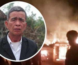 Vụ nghịch tử đốt nhà nghi thua cá độ: 'Vợ chồng tôi vừa xem xong trận U23 Việt Nam thì nghe hô hoán cháy nhà'