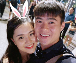 Bạn gái xinh như hot girl của tiền vệ U23 Việt Nam Đỗ Duy Mạnh