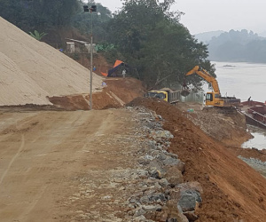 Chặn sông Lô làm thủy điện, tận thu trái phép 150.000m3 cát sỏi