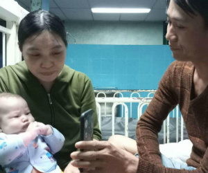 Hy hữu bé trai 3 tháng tuổi có quả tim nằm bên phải