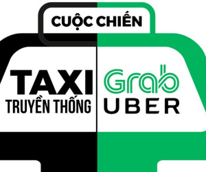 Taxi truyền thống 'tố' Grab, Uber tung chiêu 'cá lớn nuốt cá bé'