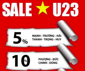 Hàng ăn, spa đến thớt gỗ: Đồng loạt giảm giá mừng thắng lợi U23 Việt Nam