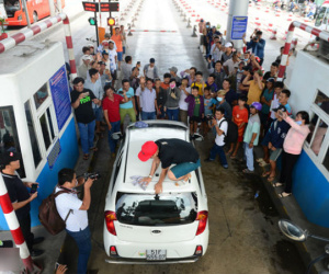 Bộ Công an chỉ đạo xử lý ngay người cố tình vi phạm ở trạm BOT