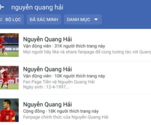 Gần 200 tài khoản giả Facebook cầu thủ, HLV U23 Việt Nam