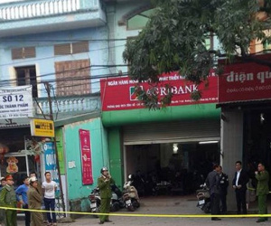 Công an Bắc Giang thông tin vụ cướp ngân hàng nghi có súng